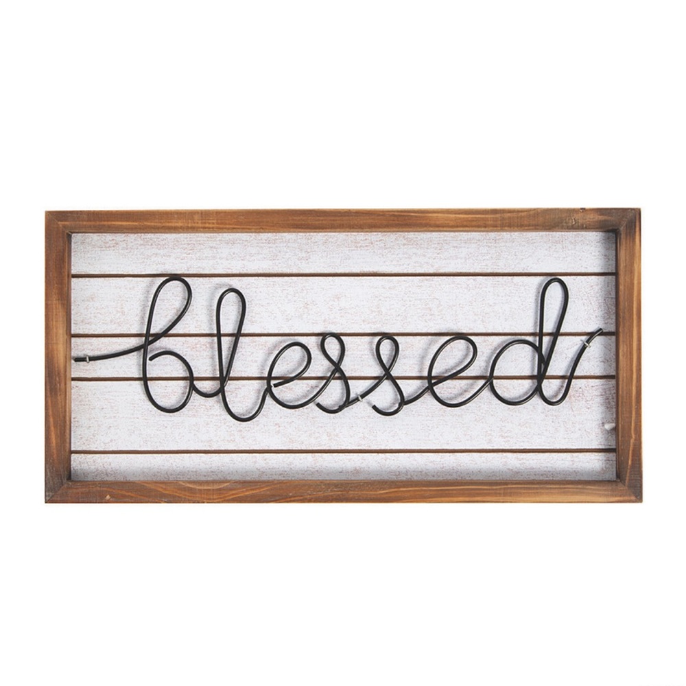 Blessed Metal Wall Sign - Picture 2 of 3